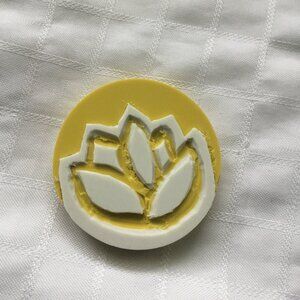 Two sides hand made rubber stamp